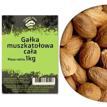 Gałka Muszkatołowa Cała - 1kg