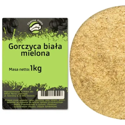 Gorczyca Biała Mielona - 1kg